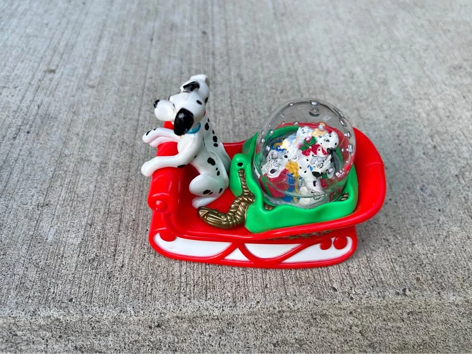 Two McDonald’s Disney 101 Dalmatians ornaments