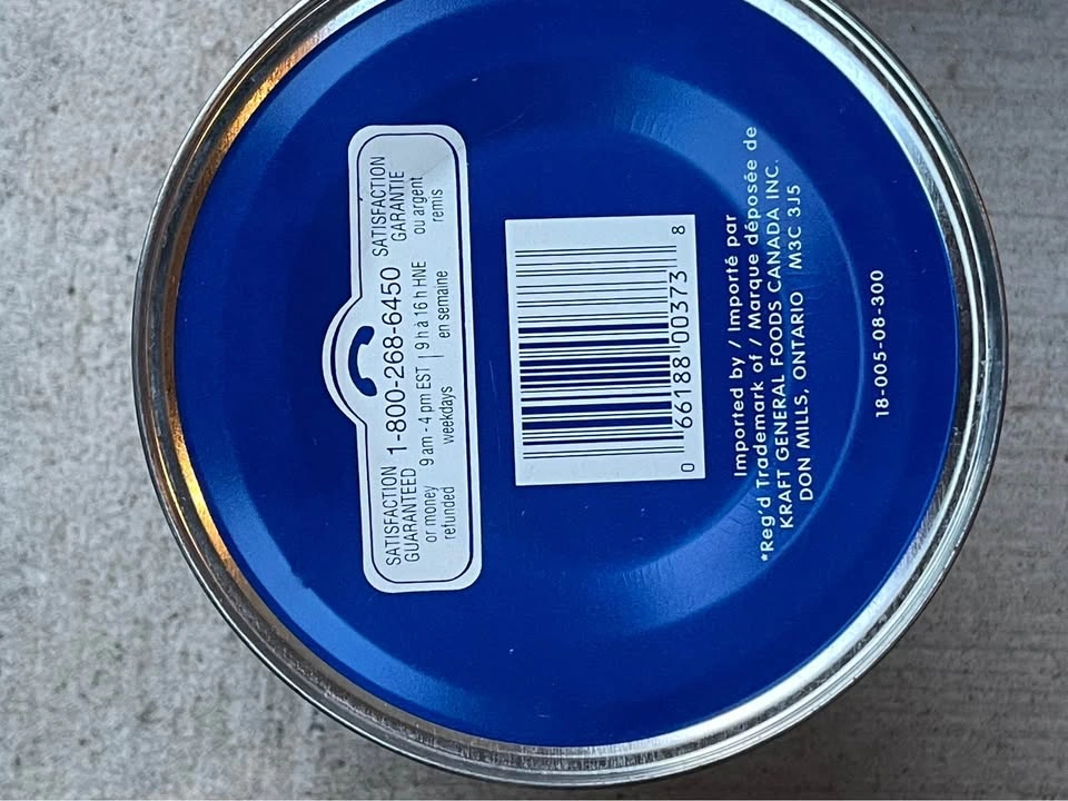 Maxwell house tin - plastic lid - photo 3