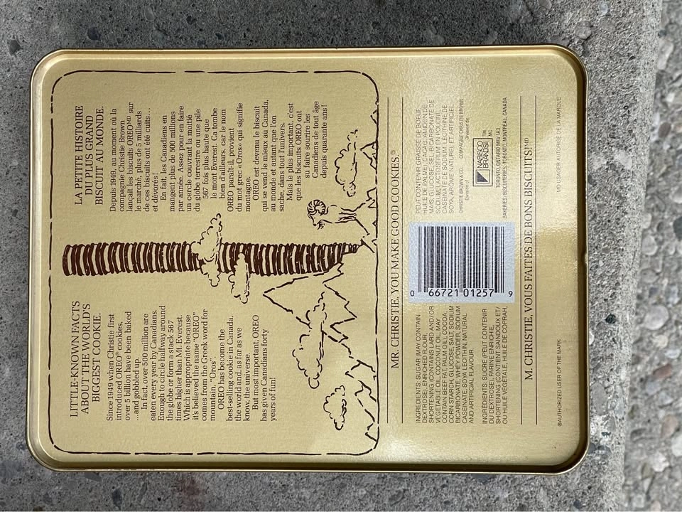 Oreo cookie tin - photo 4