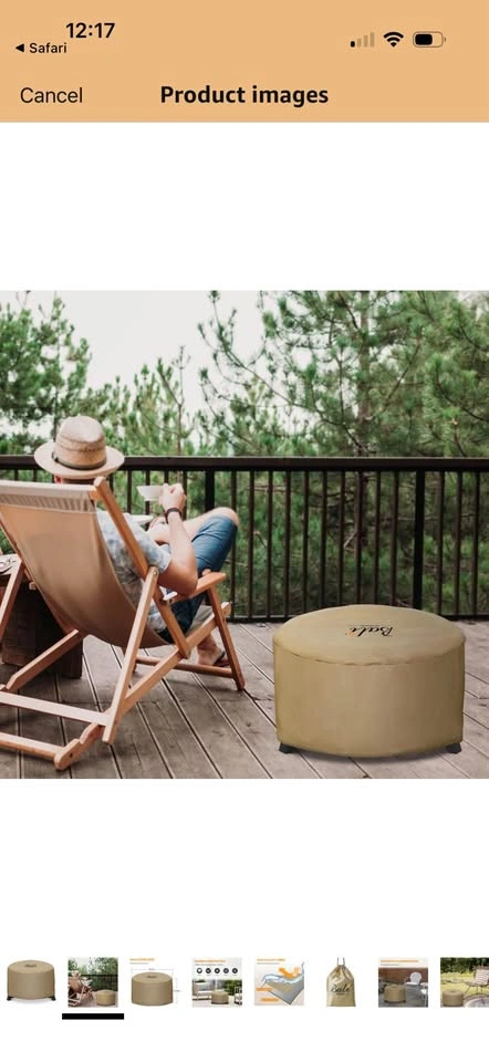 New- 24.8” Fire Pit Cover - photo 2