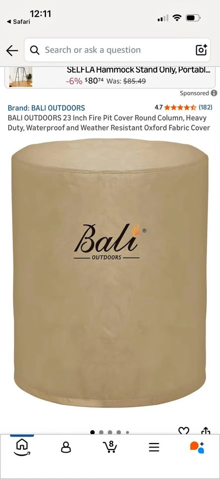 New-23”x26” Fire Pit covers