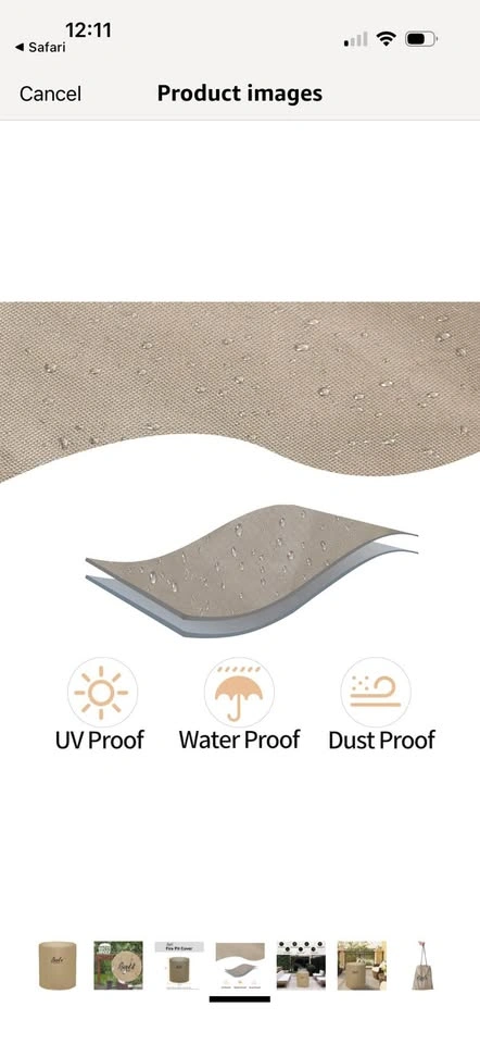 New-23”x26” Fire Pit covers - photo 4