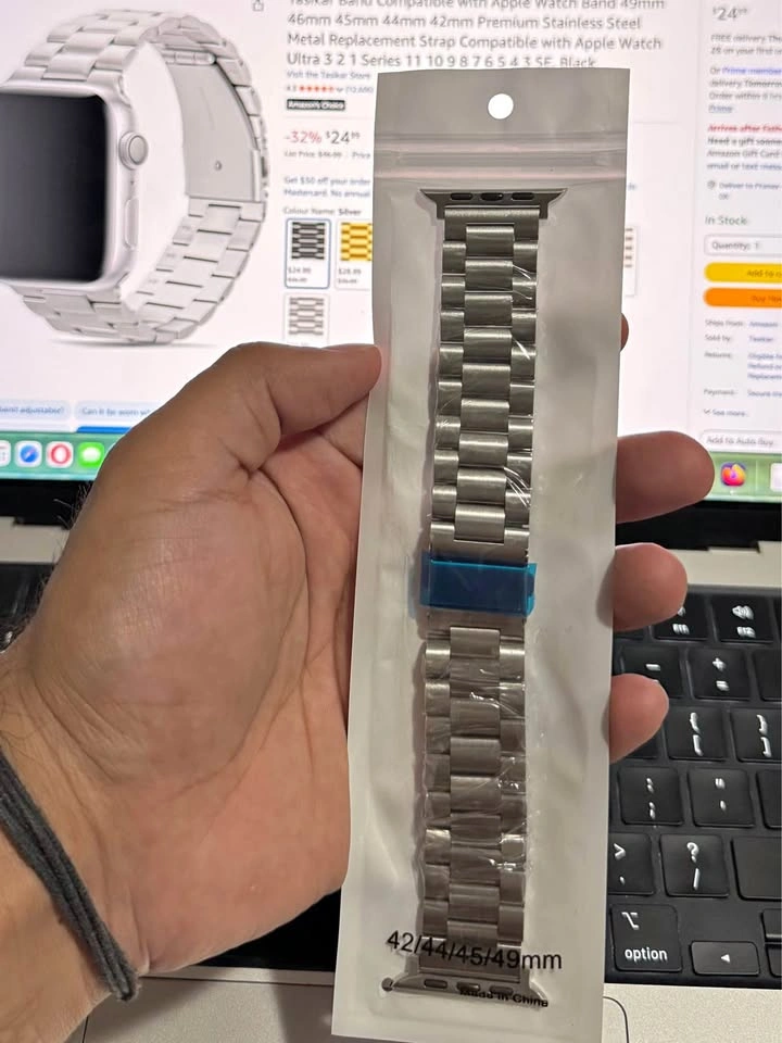 NEW Metal Apple Watch band for 49mm ULTRA, 44mm, 46mm