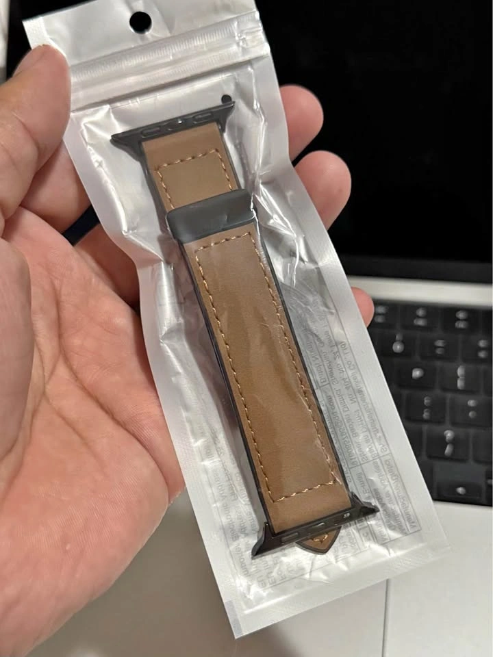 NEW Brown Hybrid Apple Watch Band for 44-46mm and Ultra 49mm