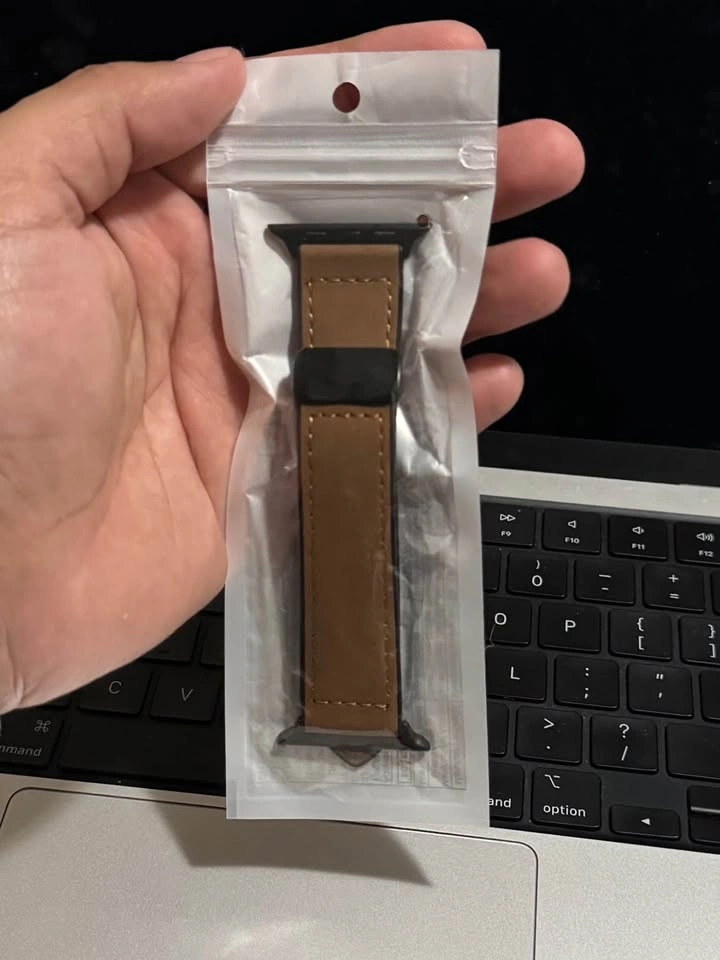 NEW Brown Hybrid Apple Watch Band for 44-46mm and Ultra 49mm - photo 3