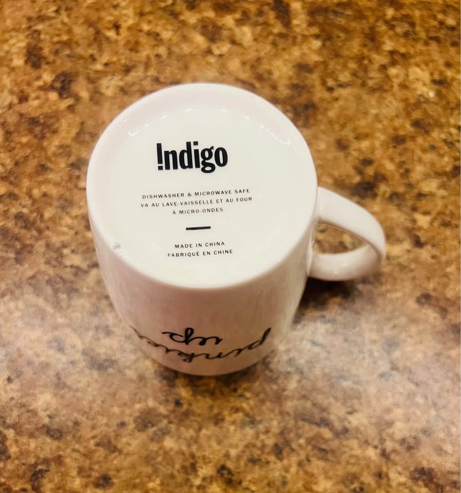 Indigo Coffee Mug “ pinkies up” - photo 3