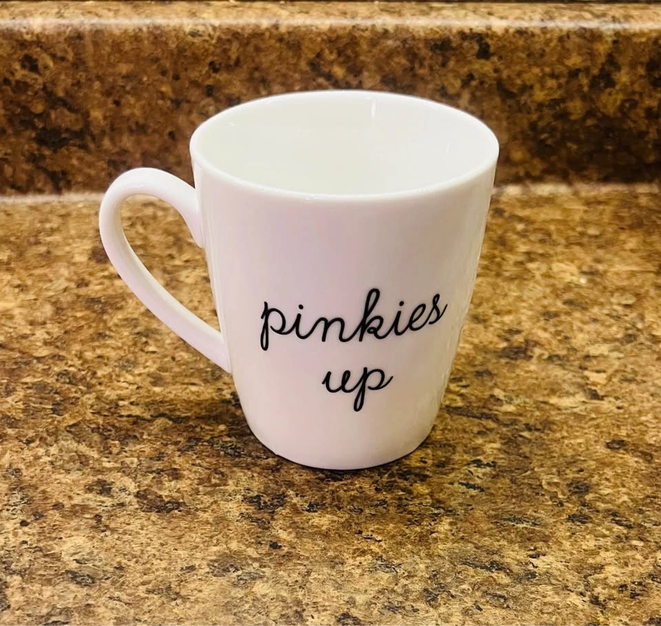 Indigo Coffee Mug “ pinkies up” - photo 4