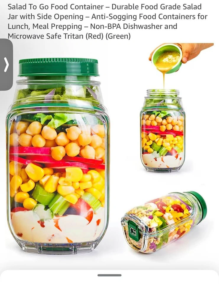 New- Salad to go container