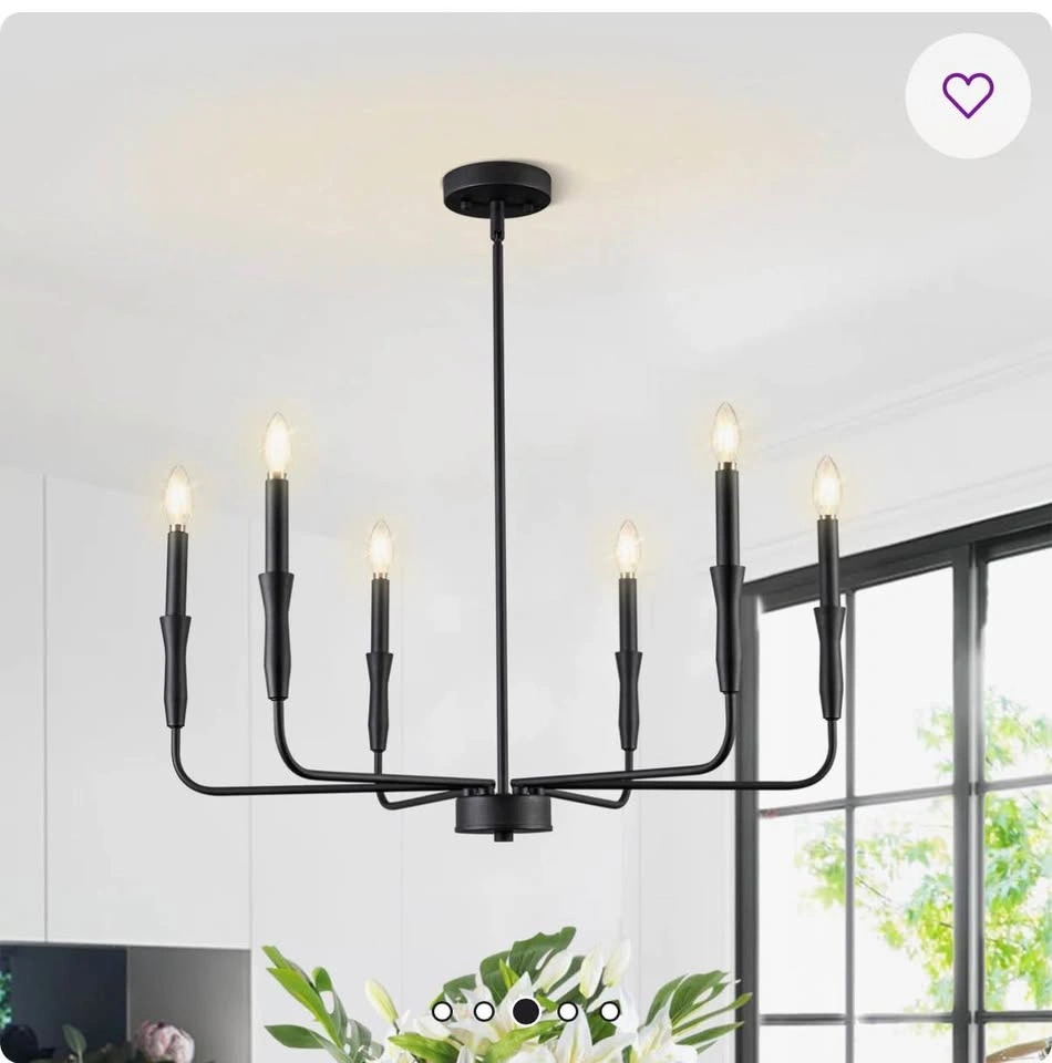 New- Black Chandelier - photo 4