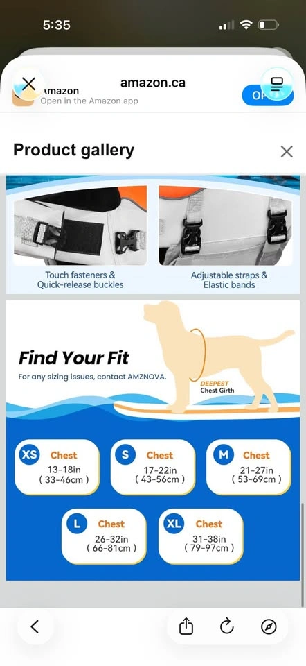 New Small or medium Dog Life Jacket with fin - photo 4