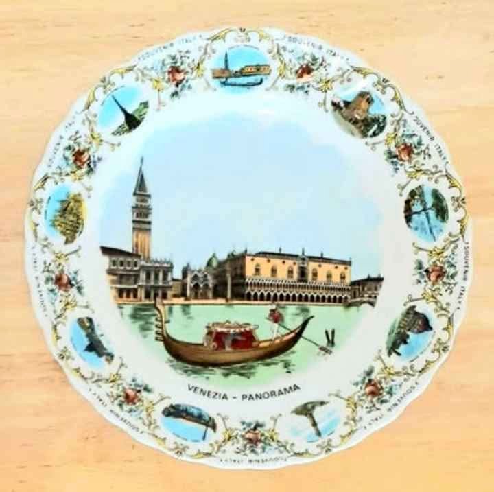 W. German Schirnding Bavaria Venezia Panorama Wall Plate