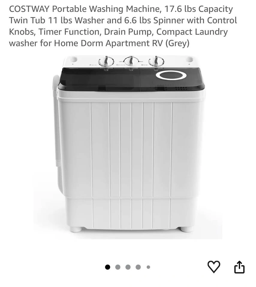 Brand new- Portable Twin Washing Machine
