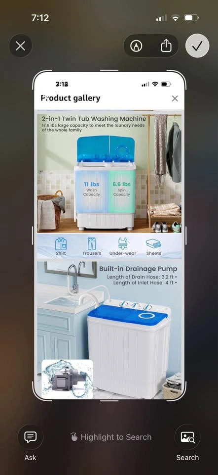 Brand new- Portable Twin Washing Machine - photo 5