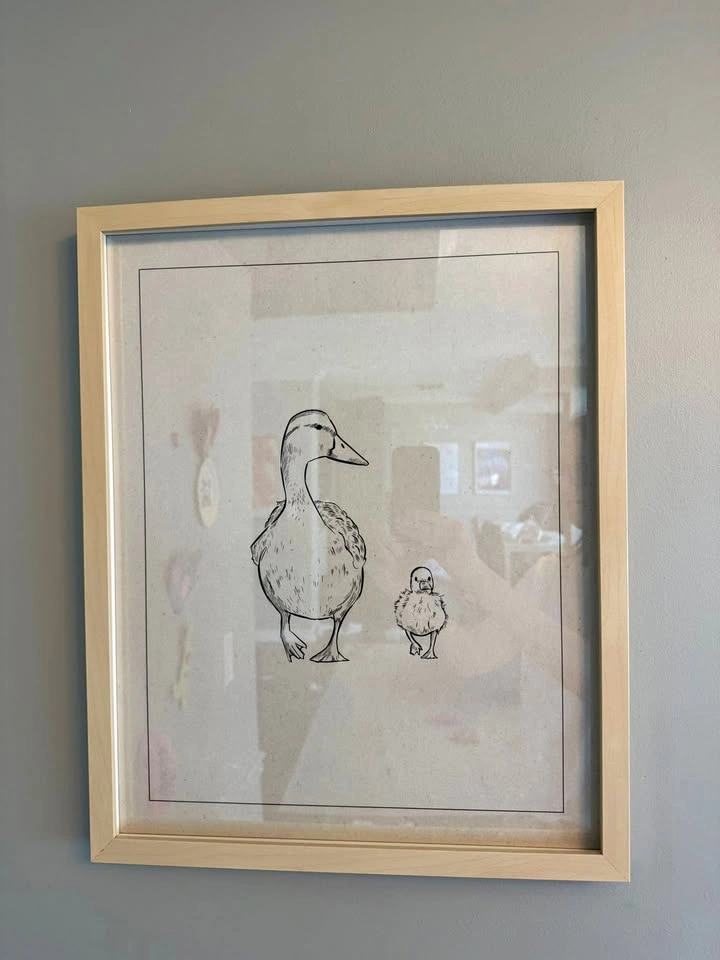IKEA RÖDALM frame; birch effect; 41cm x 51cm.