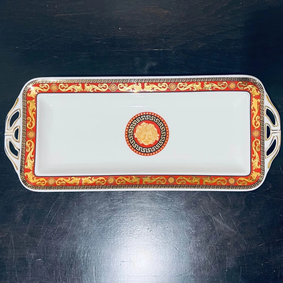 Juno Fine Porcelain By Casa Elite Rectangular Handled Serving Tr - photo 3