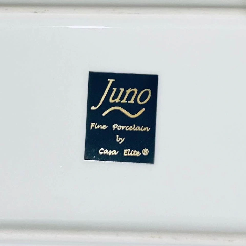 Juno Fine Porcelain By Casa Elite Rectangular Handled Serving Tr - photo 5