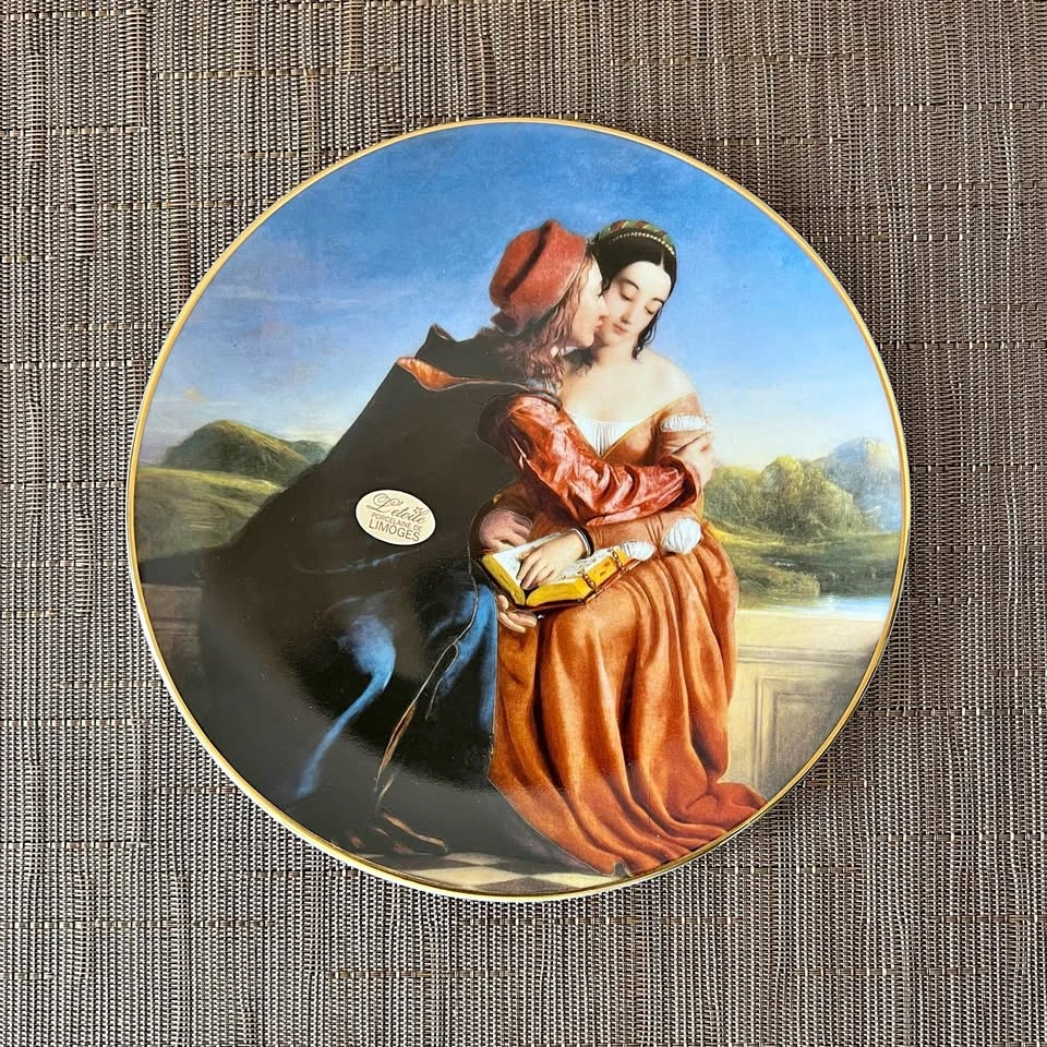 De Limoges France L'etoile Porcelain 7.5” Collector Plate
