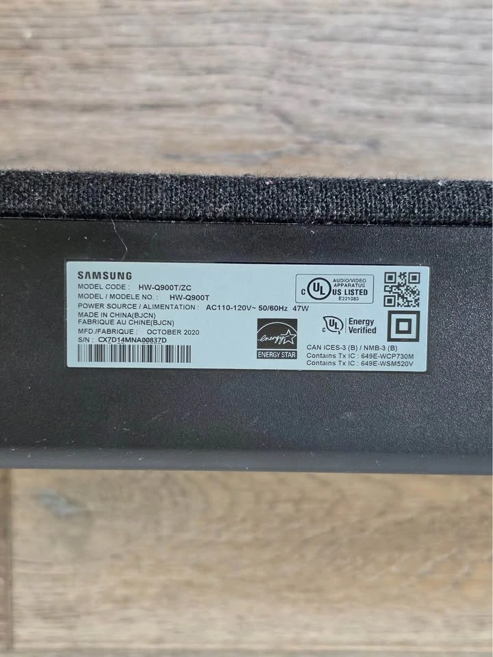 Samsung HW-Q900T Soundbar and Subwoofer - photo 2