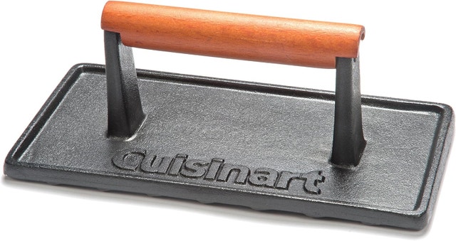 Brand New Cuisinart CGPR-221 Cast Iron Grill and Burger Press - photo 2