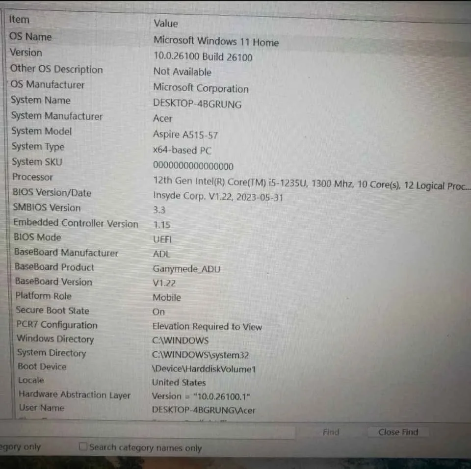 Acer Aspire 5 Gaming Laptop W11 Computer image indicator(7)