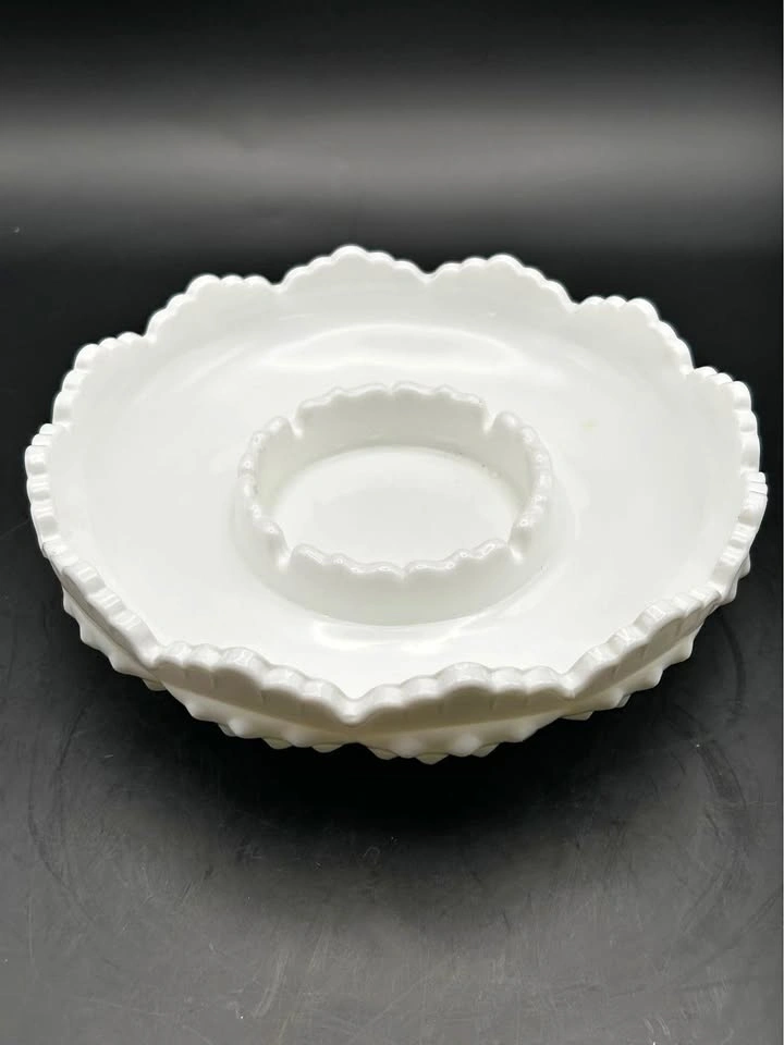 Fenton Milk Glass Dish