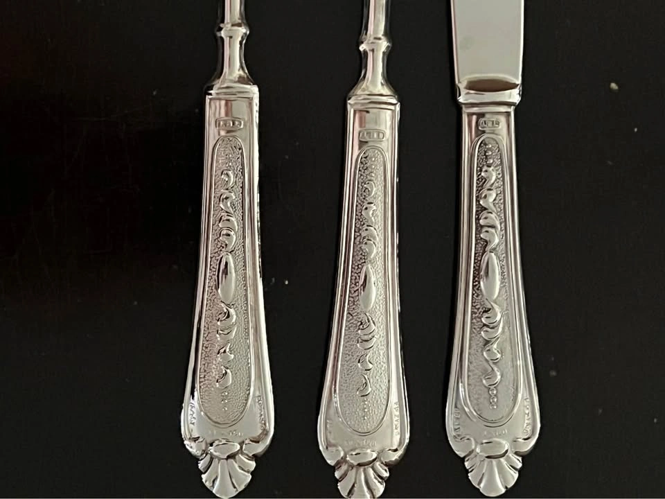 Vintage LBL ITALY EPZING Silverplate Flatware Set 36 Pieces - photo 5