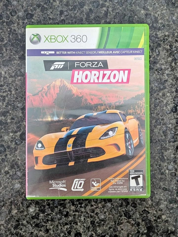 Forza Horizon Microsoft Xbox 360 Testing & Working, No Manual