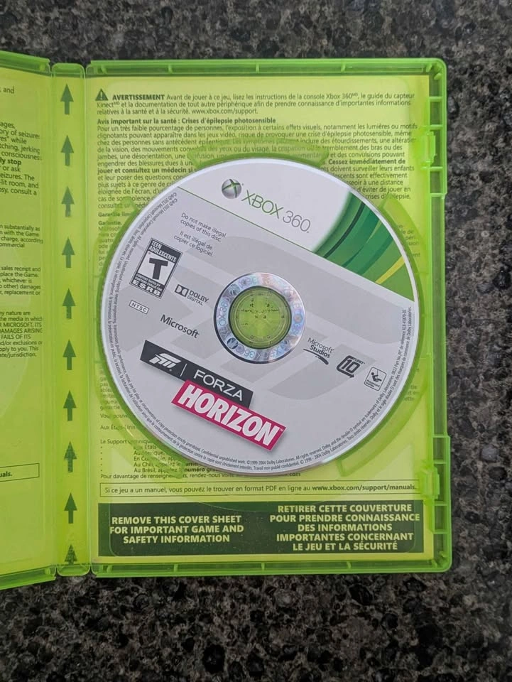 Forza Horizon Microsoft Xbox 360 Testing & Working, No Manual - photo 2