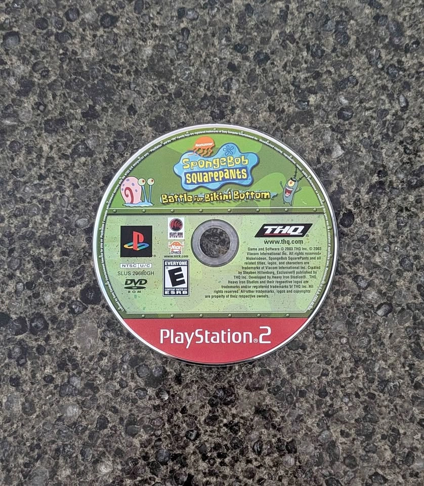 SpongeBob SquarePants Battle for Bikini Bottom Playstation 2 PS2