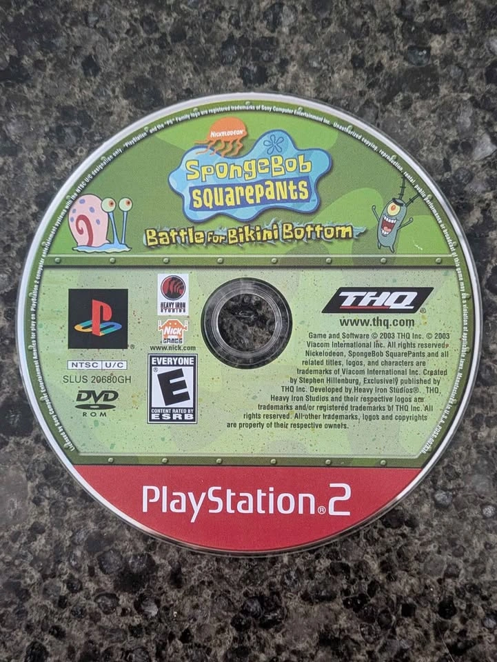 SpongeBob SquarePants Battle for Bikini Bottom Playstation 2 PS2 - photo 2