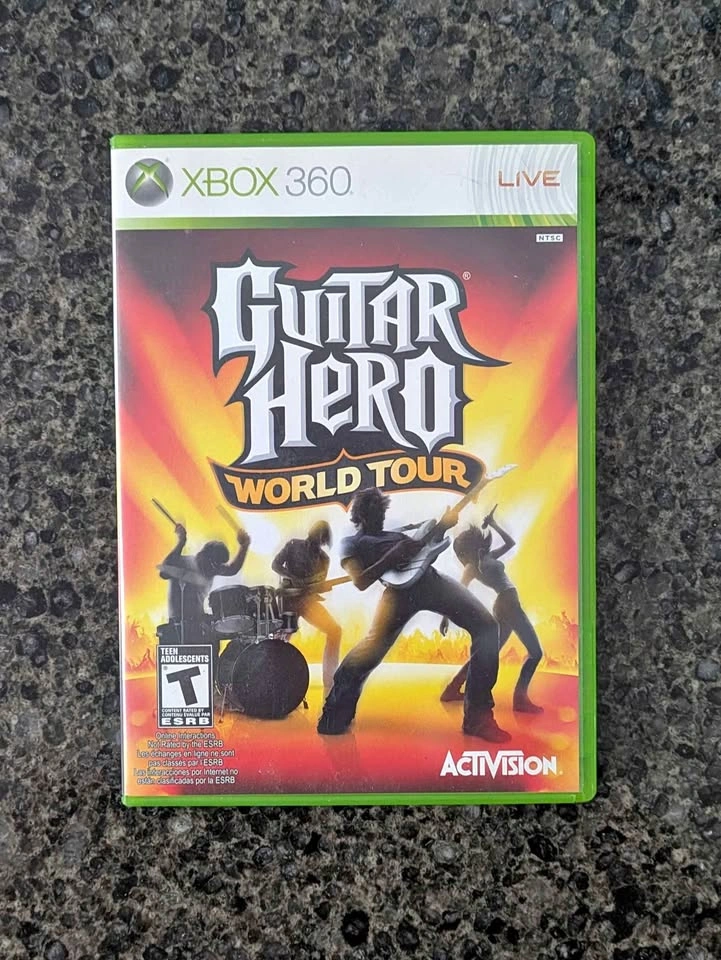 Guitar Hero: World Tour (Microsoft Xbox 360) Tested Working No M