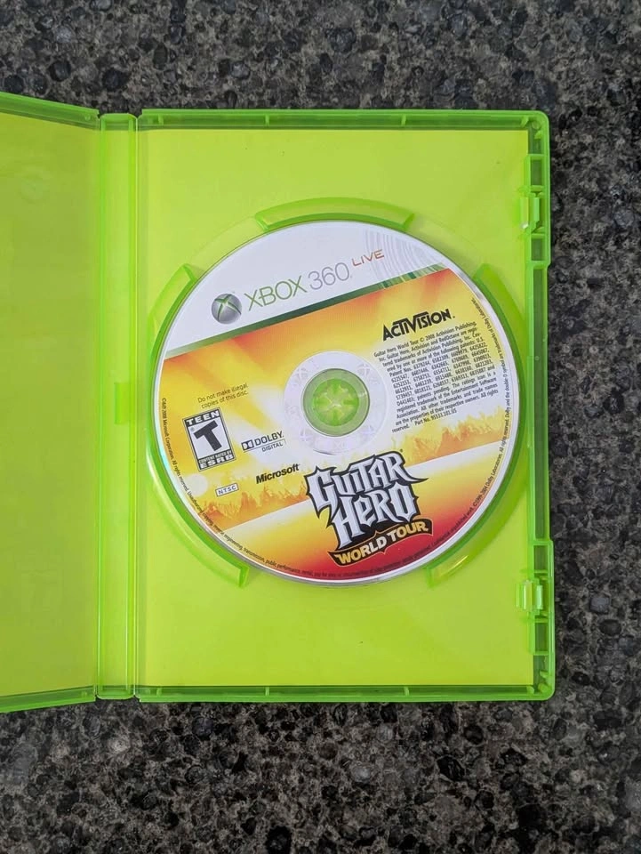 Guitar Hero: World Tour (Microsoft Xbox 360) Tested Working No M - photo 2