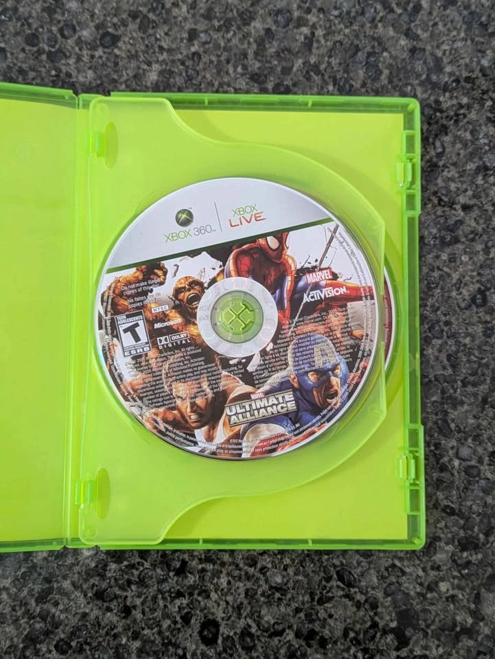 Microsoft Xbox 360 Marvel Ultimate Alliance Forza 2 Video Game - photo 2