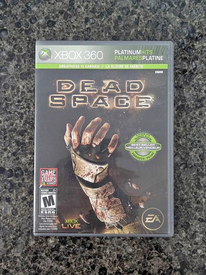 Dead Space Platinum Hits (Microsoft Xbox 360, 2008) No Manual