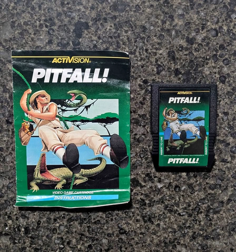 Pitfall (Intellivision, 1982) with Manual
