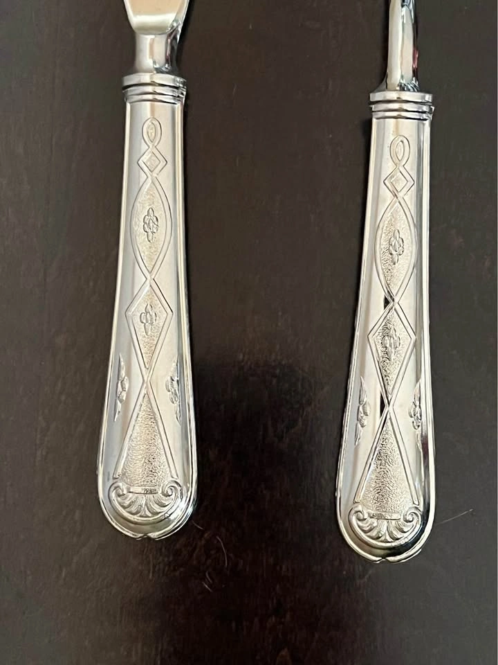 La S. Marco ARG 1000 Silver Plated 2-Piece Cake Server Set - photo 3