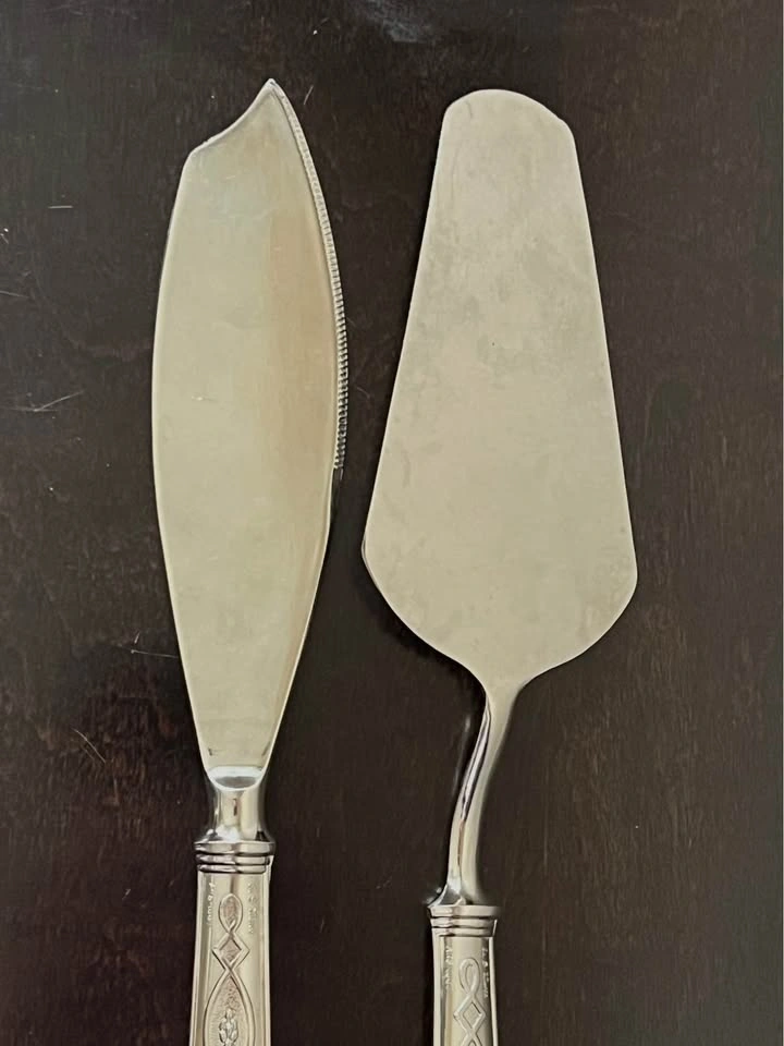 La S. Marco ARG 1000 Silver Plated 2-Piece Cake Server Set - photo 5