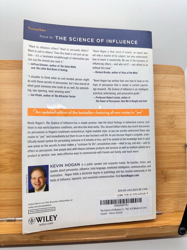 The Science of Influence by Kevin Hogan - photo 2