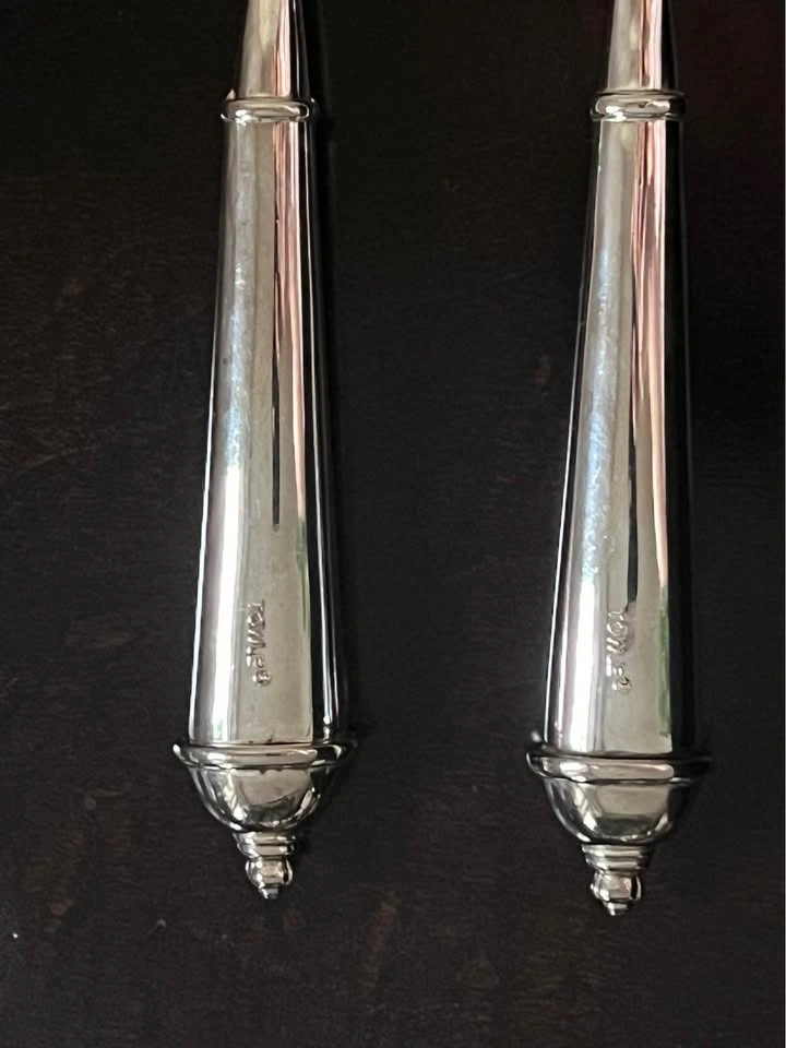 Vintage Towle Copenhagen Silver-plated Cake / Pie Server and For - photo 3