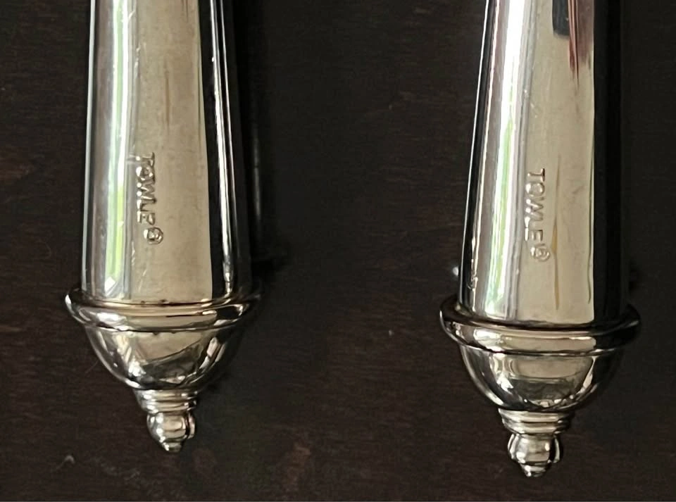 Vintage Towle Copenhagen Silver-plated Cake / Pie Server and For - photo 4