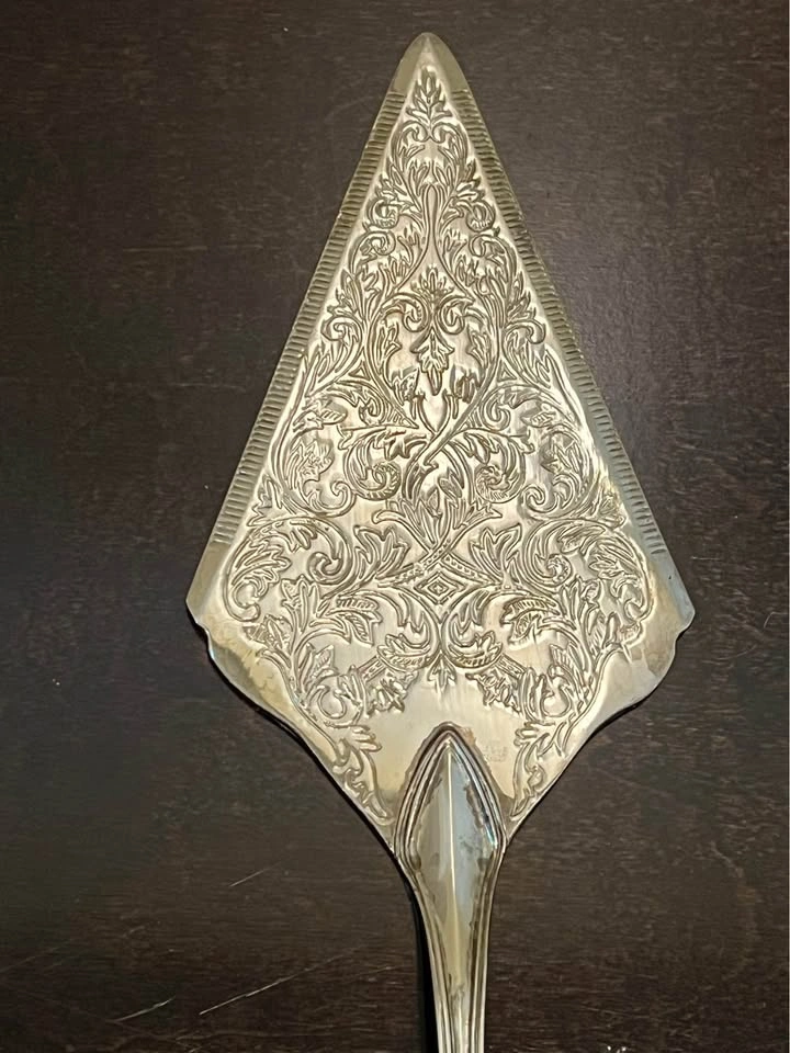 Vintage Silver-Plate Zinc Pie Server / Spatula / Cake Lifter - photo 3
