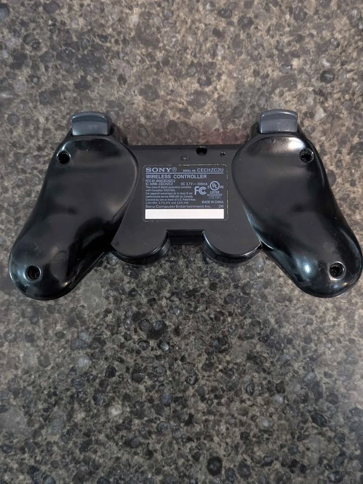 OEM Sony PS3 Sixaxis DualShock 3 Controller Black CECHZC2U - photo 2