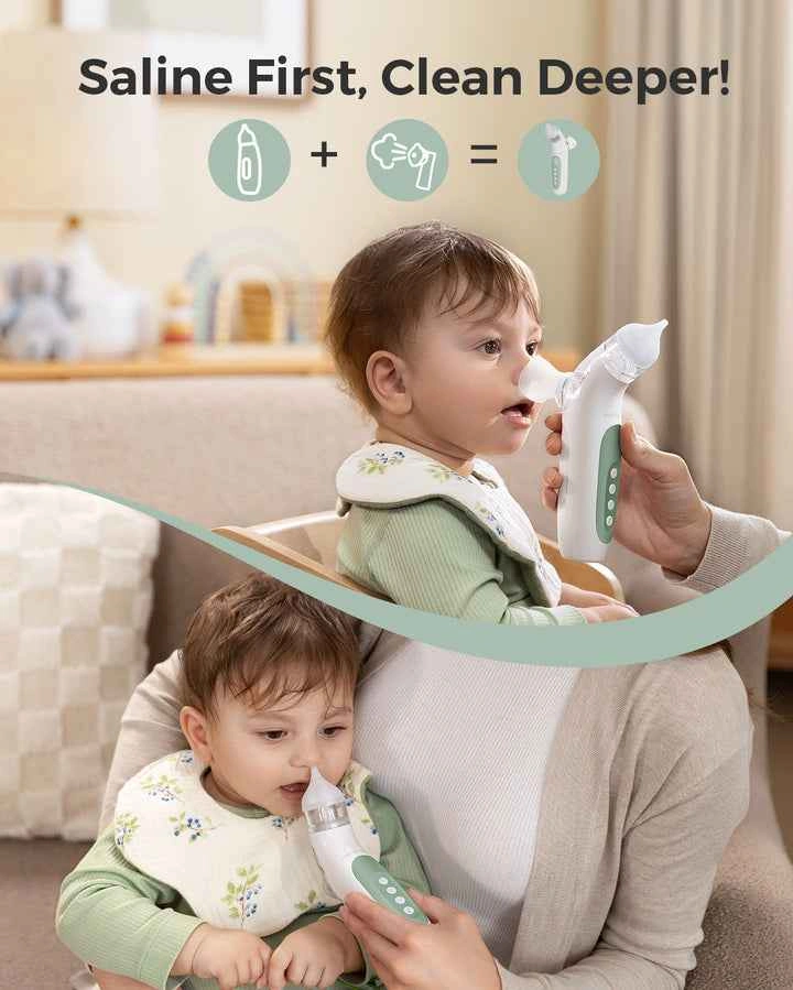 New Momcozy BreezyClear 2-in-1 Electric Nasal Aspirator - photo 2