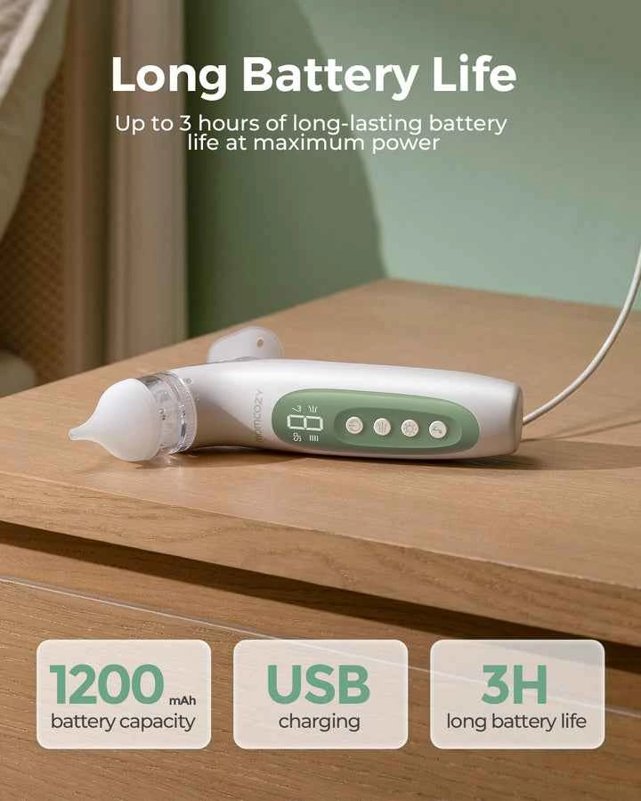 New Momcozy BreezyClear 2-in-1 Electric Nasal Aspirator - photo 5