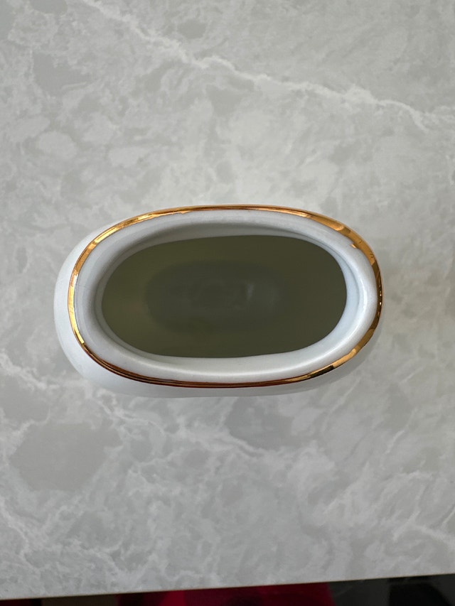 P. Limoges vintage porcelain "purse vase" - photo 5