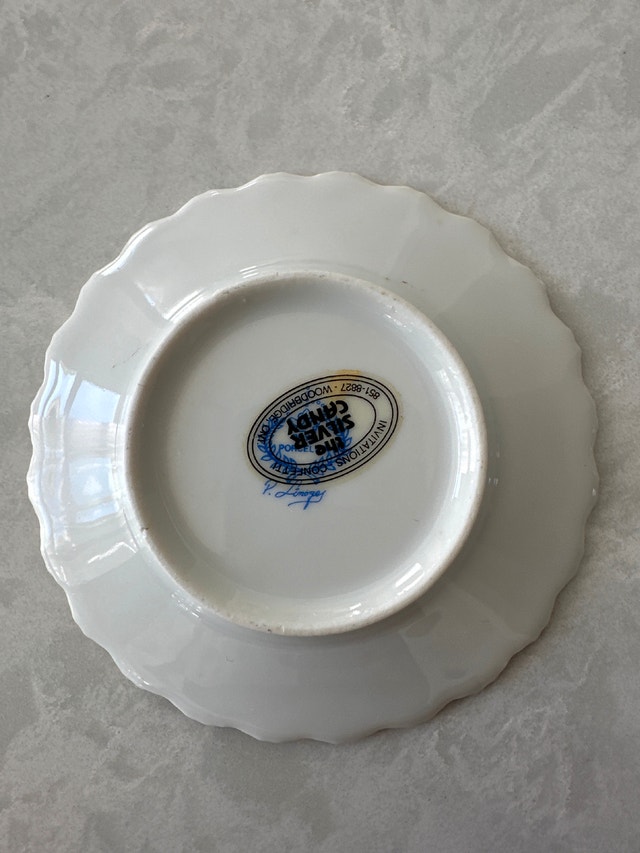 P. Limoges vintage porcelain cabinet plate - photo 2