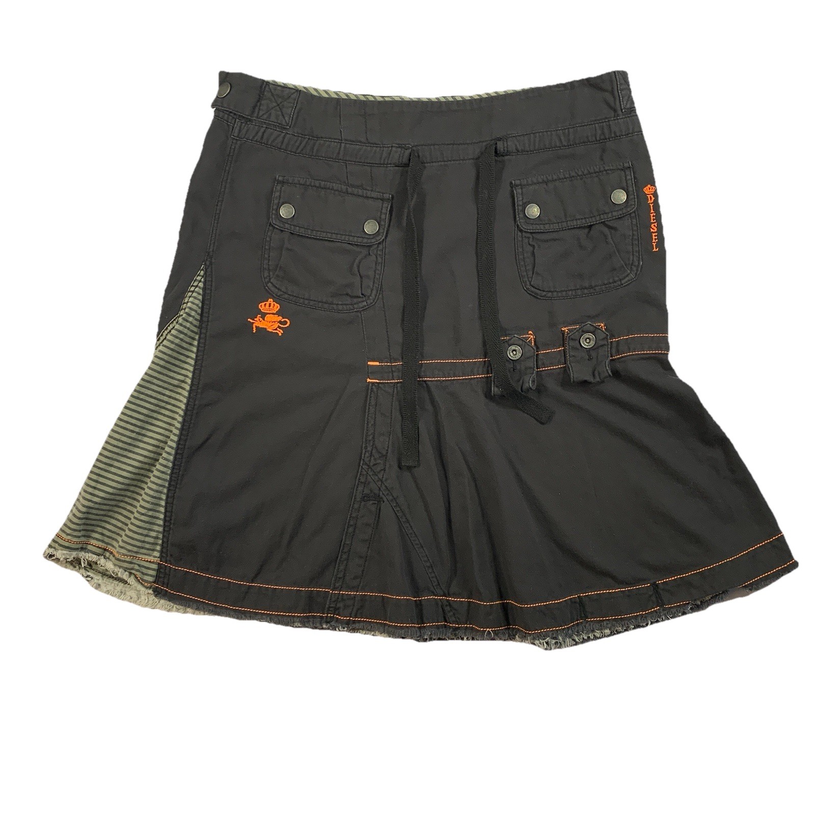 VTG Y2K Diesel Midi Skirt Cargo Low Rise ⚽️