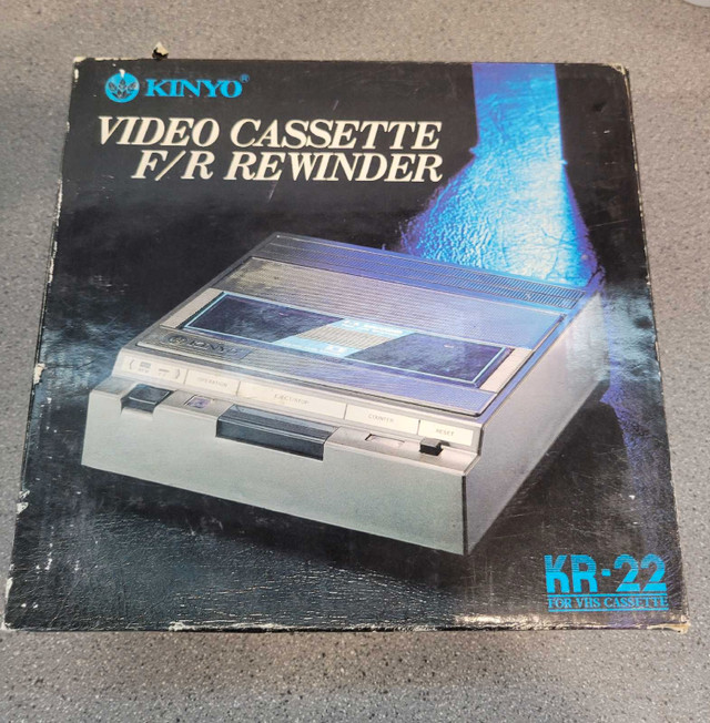 Kinyo KR-22 VHS Rewinder NEW