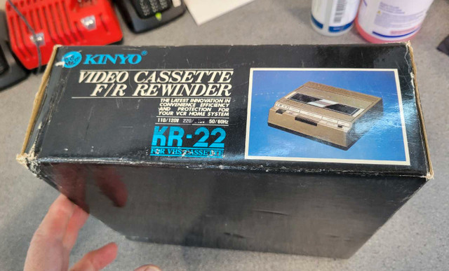 Kinyo KR-22 VHS Rewinder NEW - photo 2