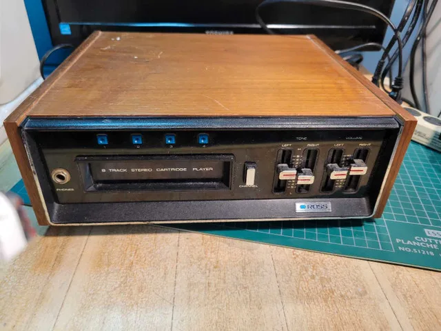 ROSS 8 track tape player not working for parts or repair thumbnail